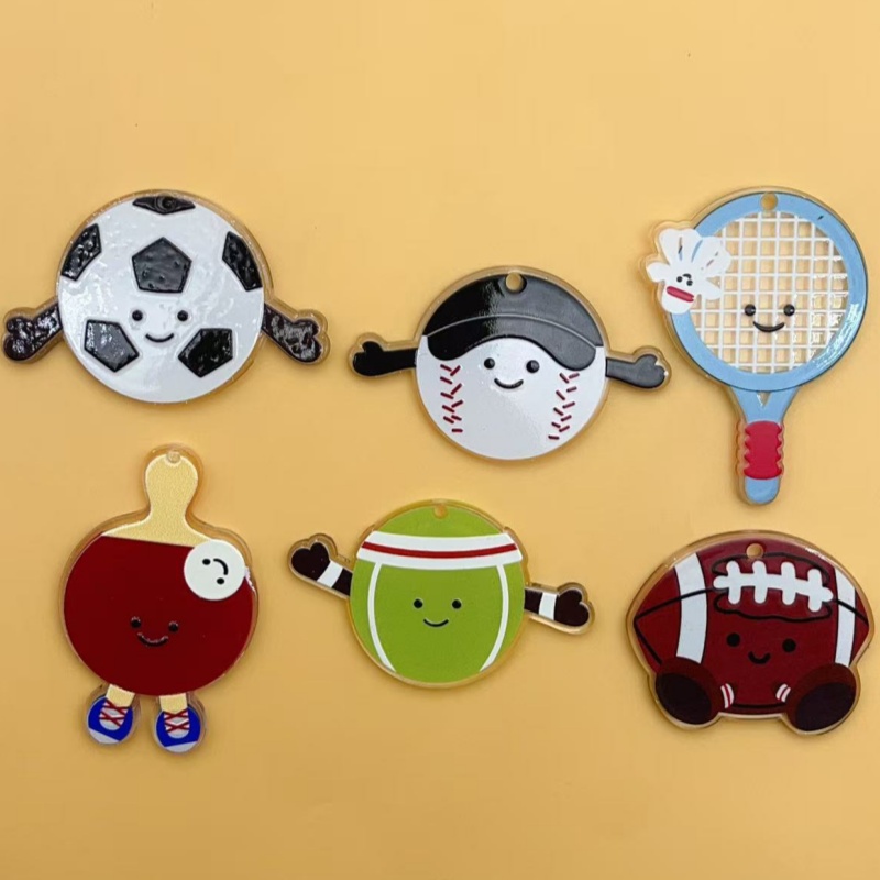 Badminton Date - 팔찌, 열쇠고리, 목걸이 펜던트 DIY 주얼리